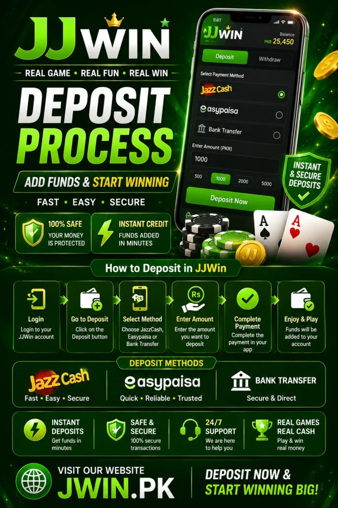  Deposit poster jjwin